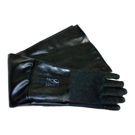 S And H Industries ALC 40250 Cloth Lined Blast Gloves, Rubber 40250